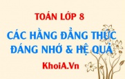 Các hằng đẳng thức đáng nhớ và Hệ quả - Công thức Toán 8